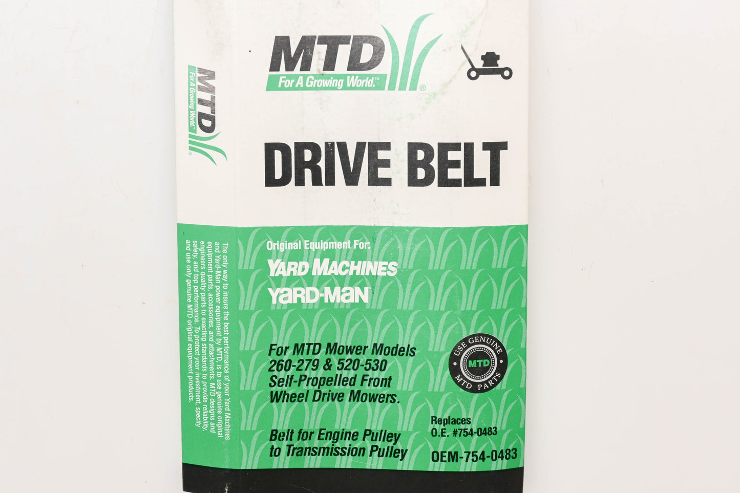 MTD 754-0483 Drive Belt NOS