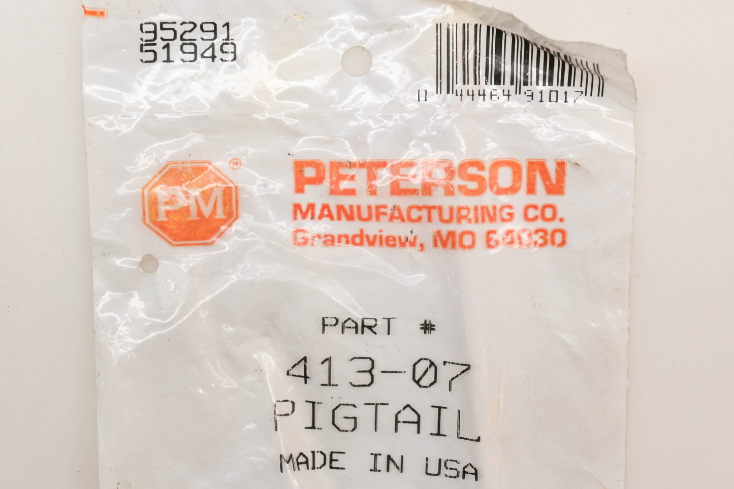 Peterson MFG 413-07 Pigtail Assembly NOS