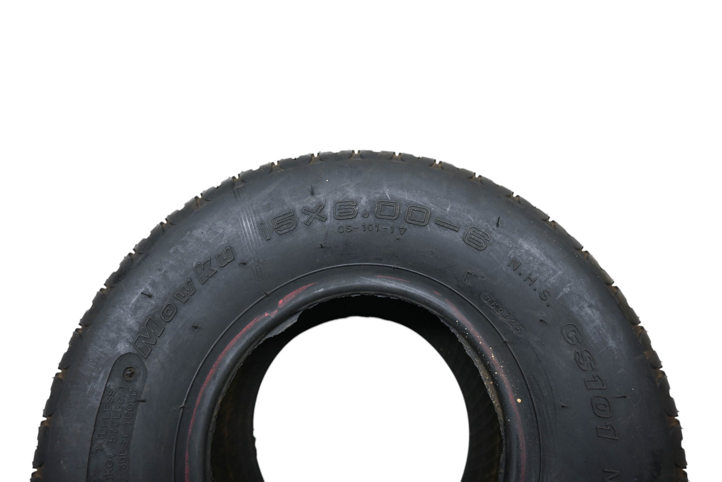 Cheng Shin QB503-39 Mowku 4Ply 15/6.00-6 Tubeless Tire NOS