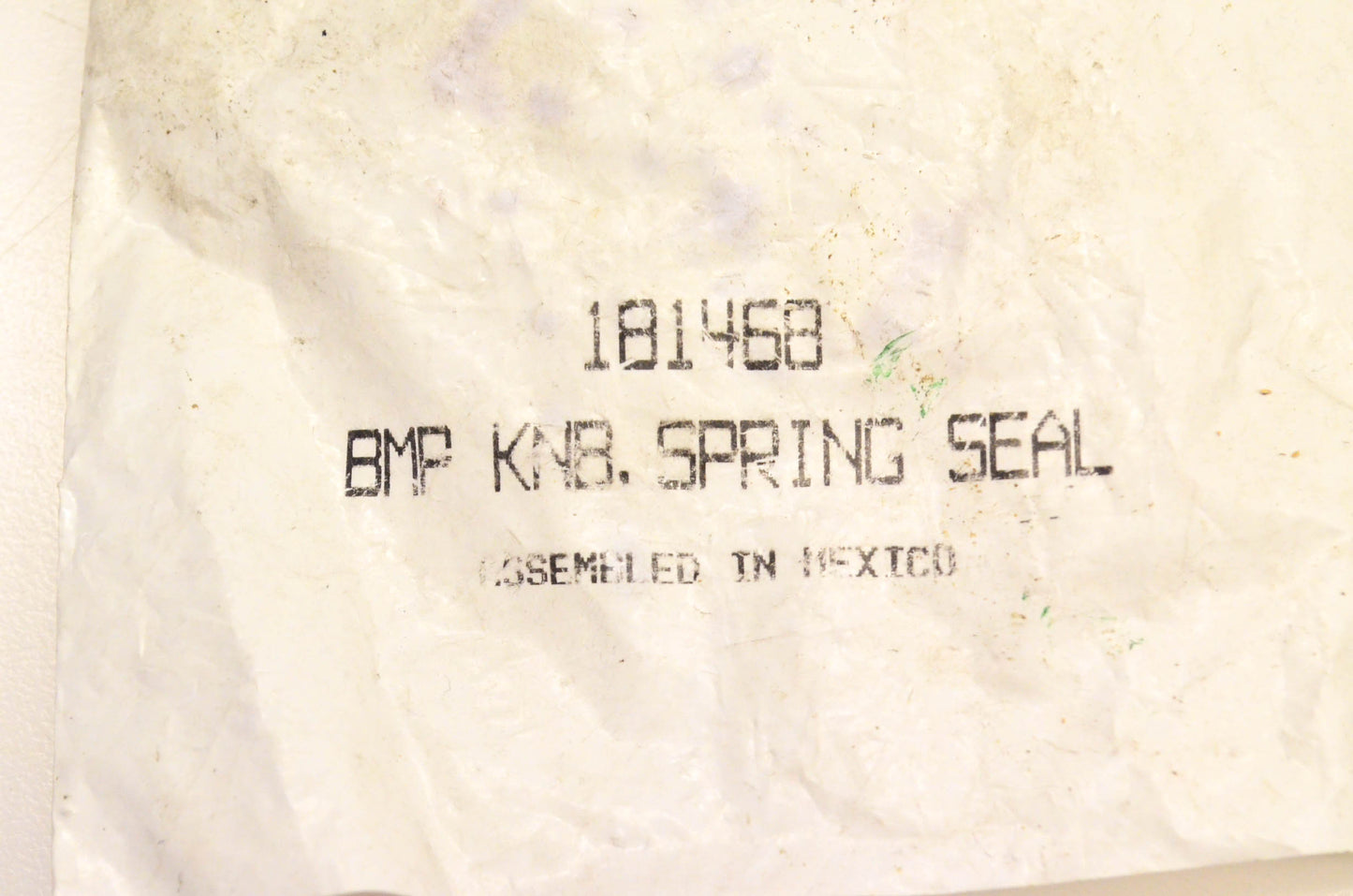 Aftermarket 181468 Bumper Knob Spring Seal Assembly NOS