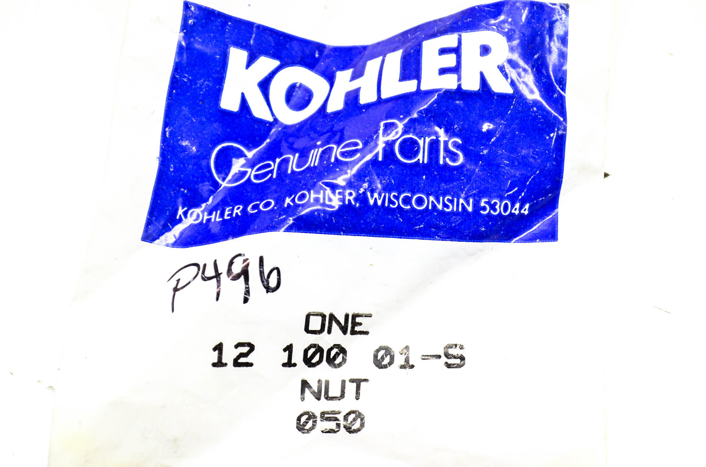 Kohler 12 100 01-S Wing Nut NOS