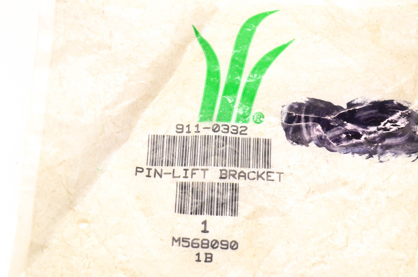 MTD 911-0332, M568090 Lift Bracket Pin NOS