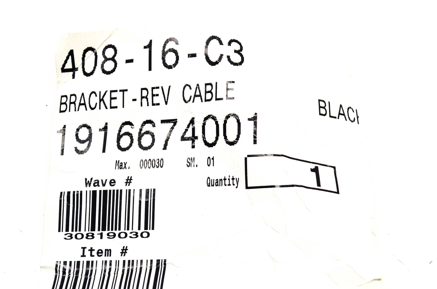 MTD 1916674001 Reverse Cable Bracket NOS