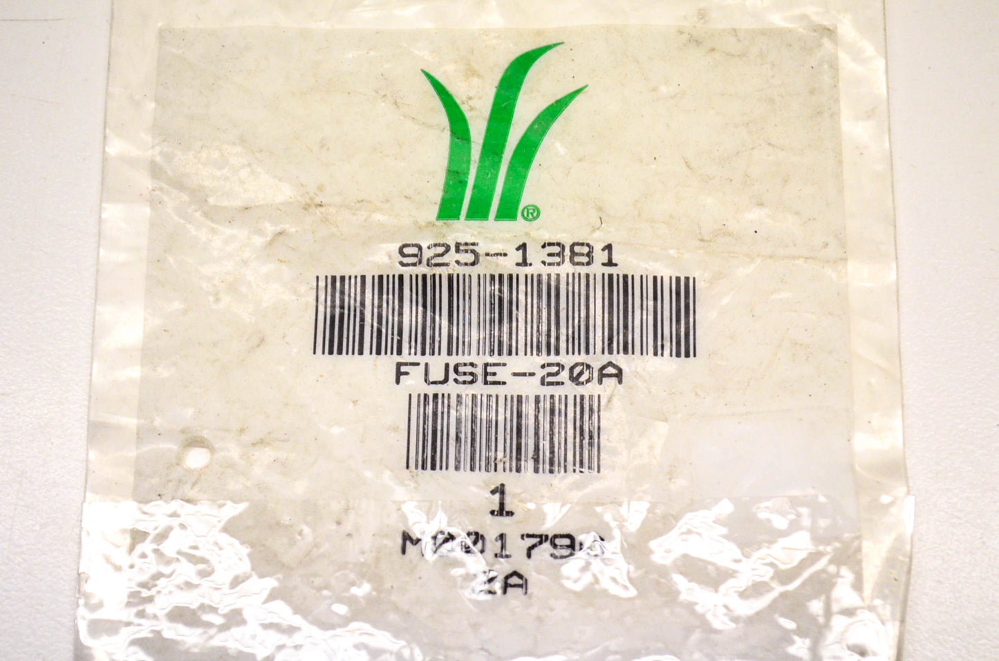 MTD 925-1381 Fuse 20 Amp NOS