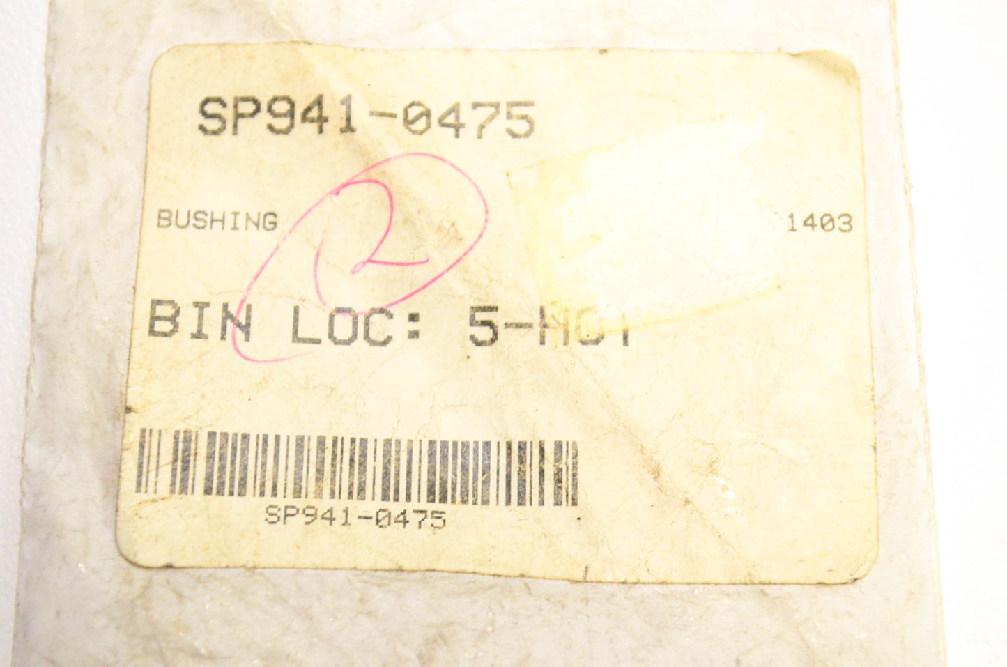 MTD 941-0475 Bushing Qty 2 NOS