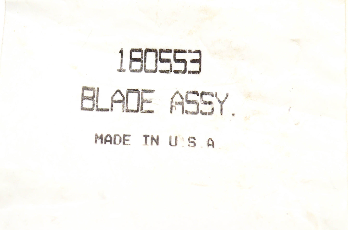 MTD 180553 Blade Assembly NOS