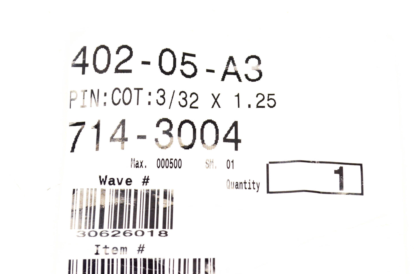 MTD 714-3004 Cotter Pin NOS