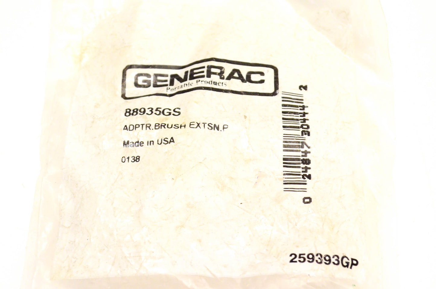 Generac 88935GS Extension Adapter NOS