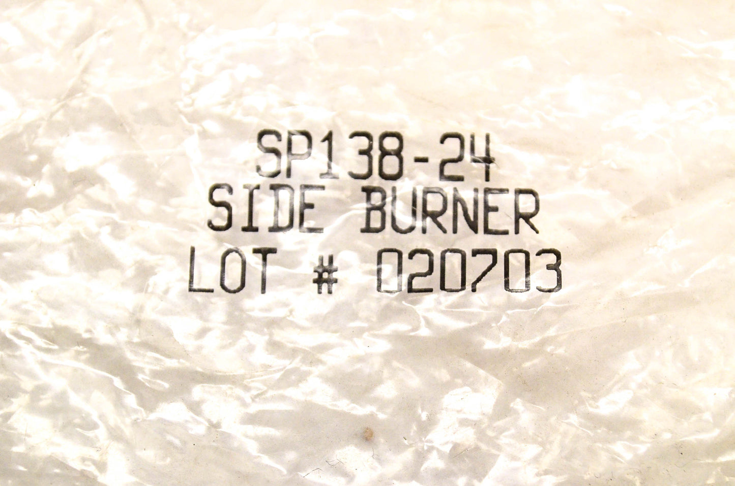 Aftermarket SP138-24 Side Burner Kit NOS