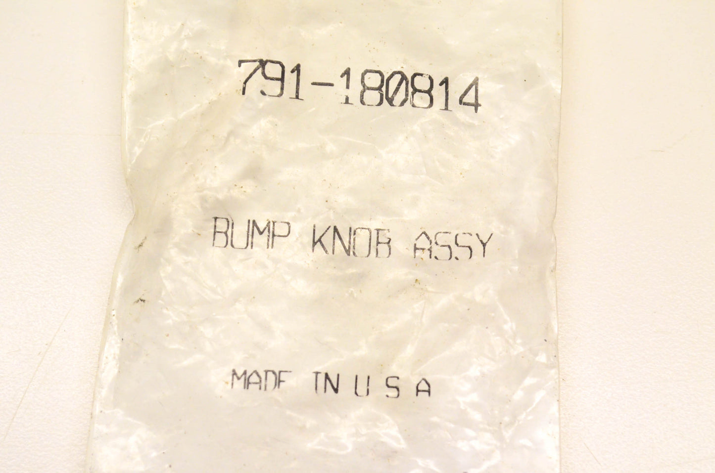 Snapper 791-180814 Bump Knob Assembly NOS