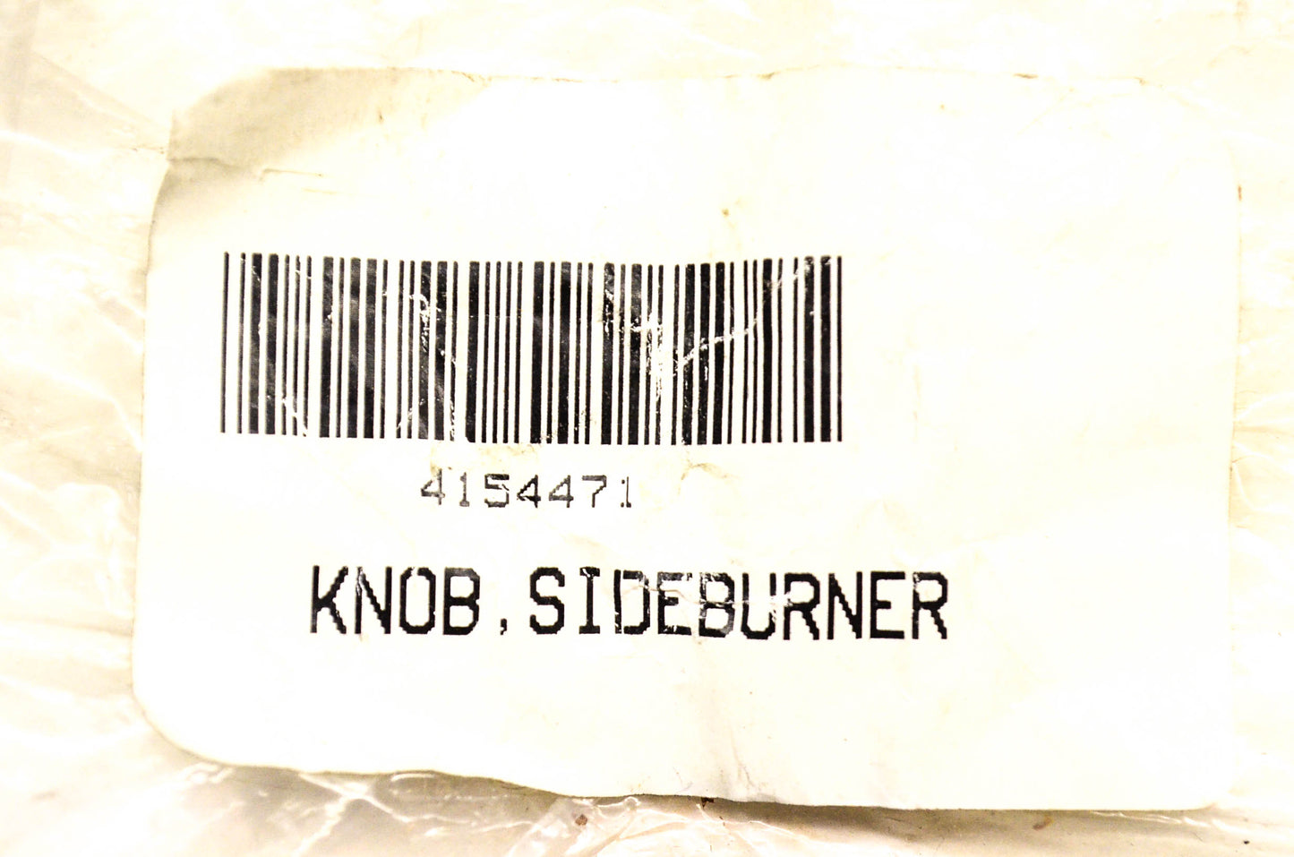 Char-Broil 4154471 Side Burner Knob NOS