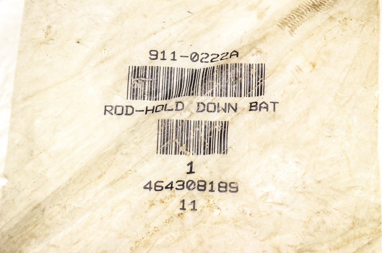 MTD 911-0222A Hold Down Bat Rod NOS