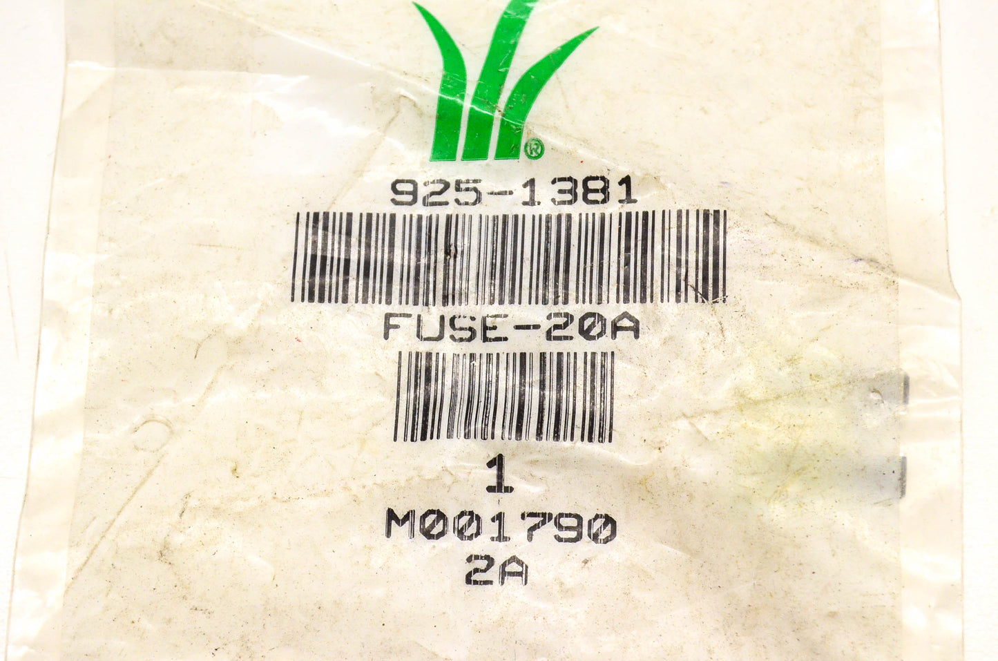 MTD 925-1381, 725-1381 Fuse 20 Amp NOS