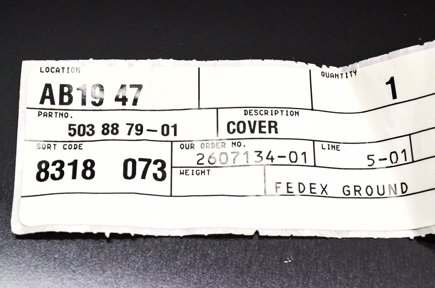 New OEM Husqvarna 503887901 Cover NOS