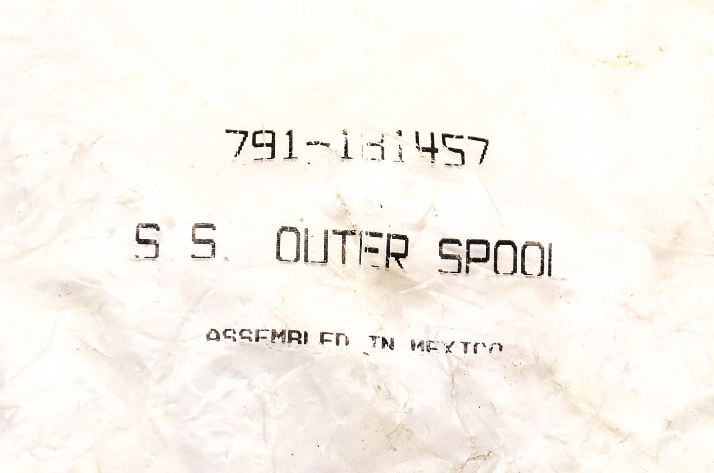 MTD 791-181457 Outer Spool Assembly NOS