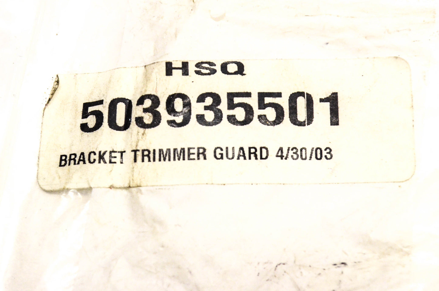 New OEM Husqvarna 503935501 Trimmer Guard Bracket NOS