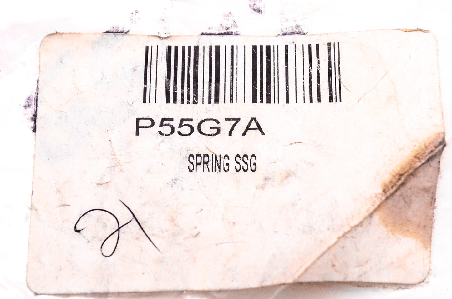 Aftermarket P55G7A Spring NOS