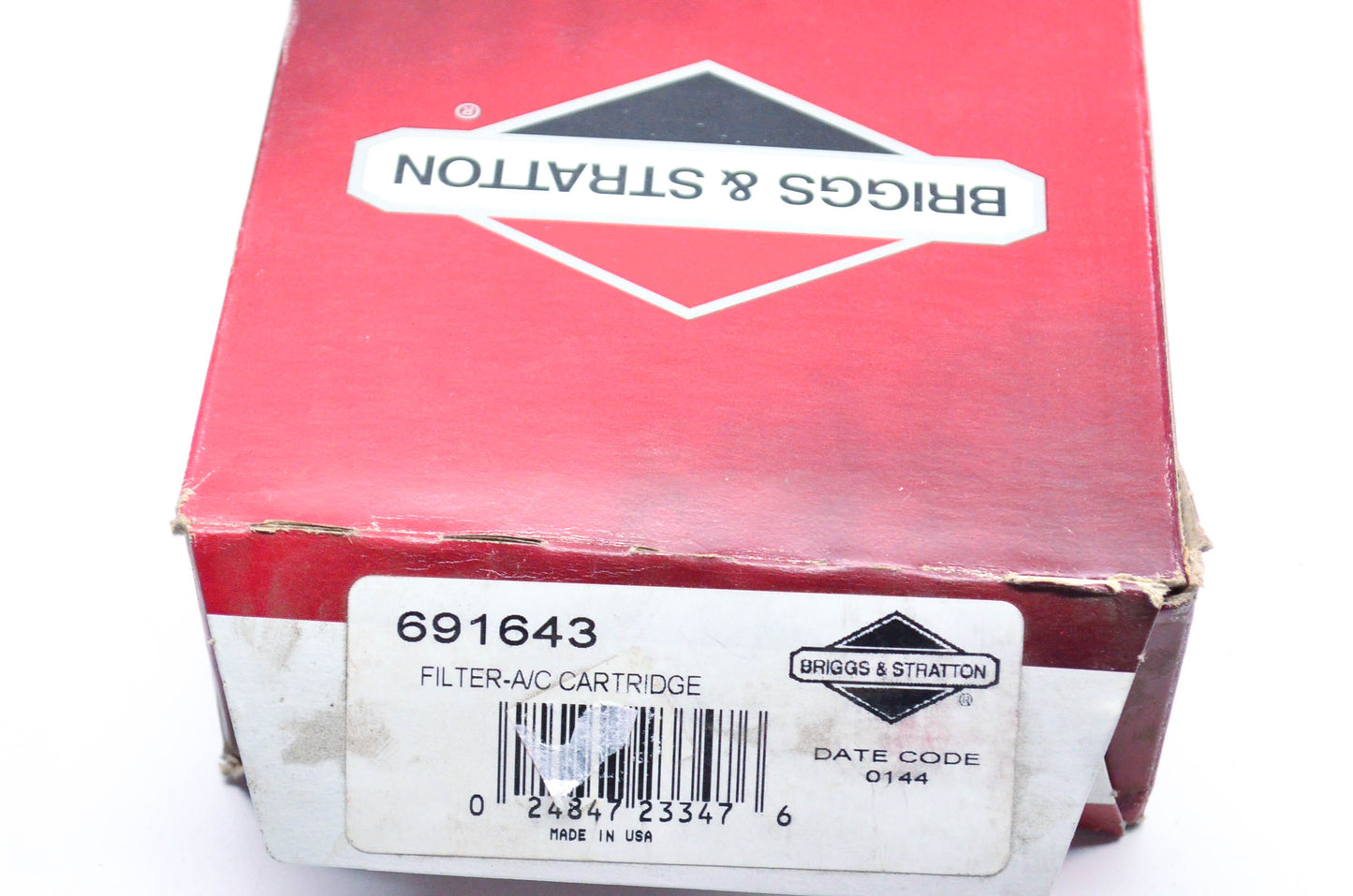 New OEM Briggs & Stratton 691643 Air Cleaner Filter Cartridge NOS
