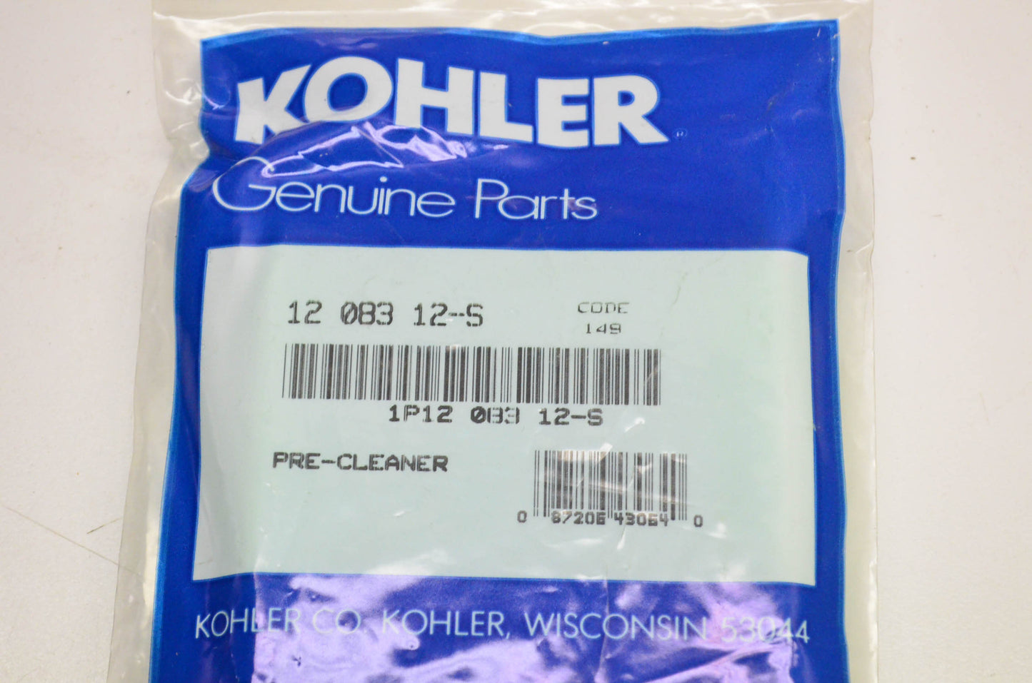 Kohler 12 083 12-S Air Filter Qty 2 NOS