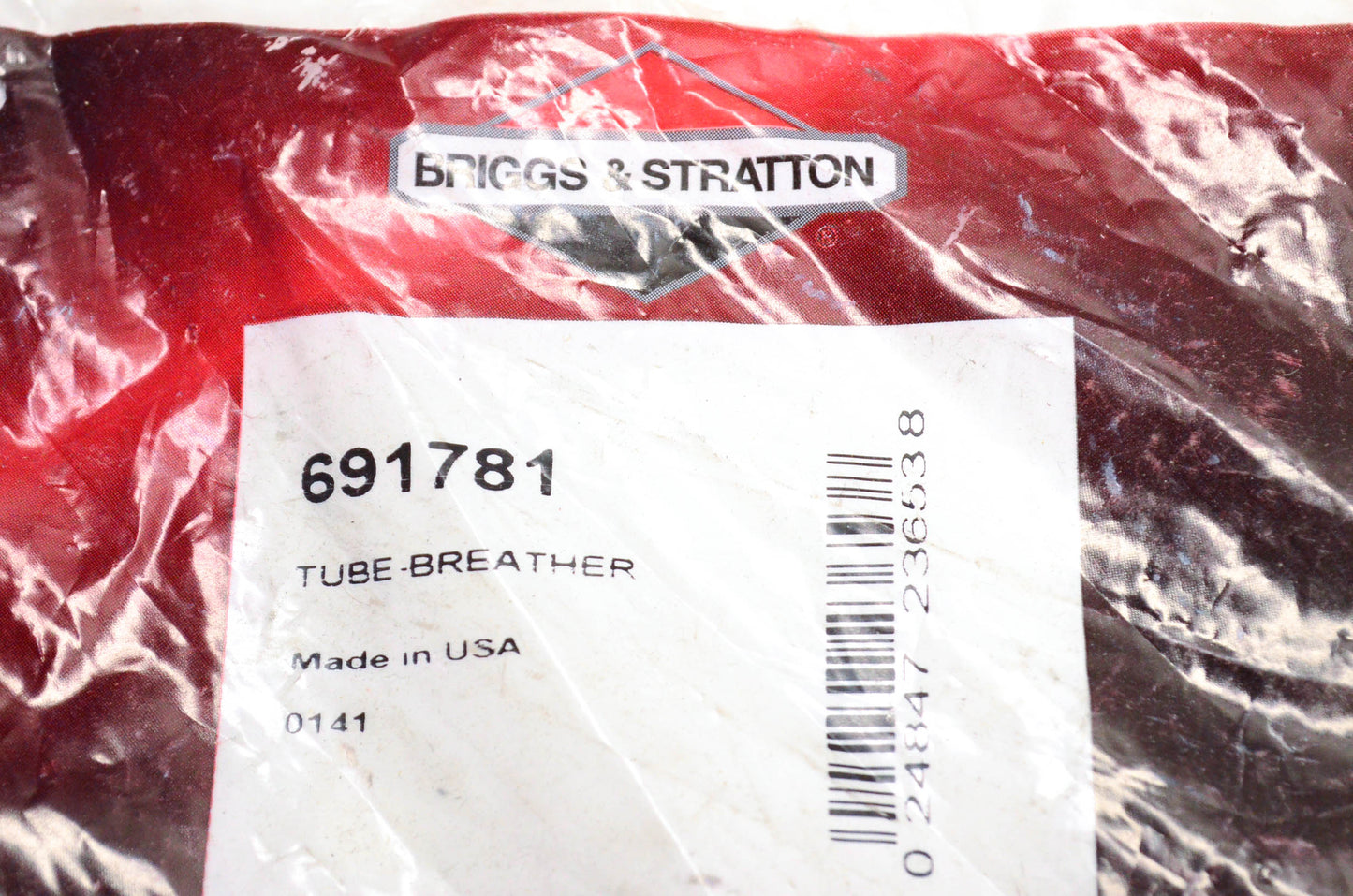 New OEM Briggs & Stratton 691781 Breather Tube NOS