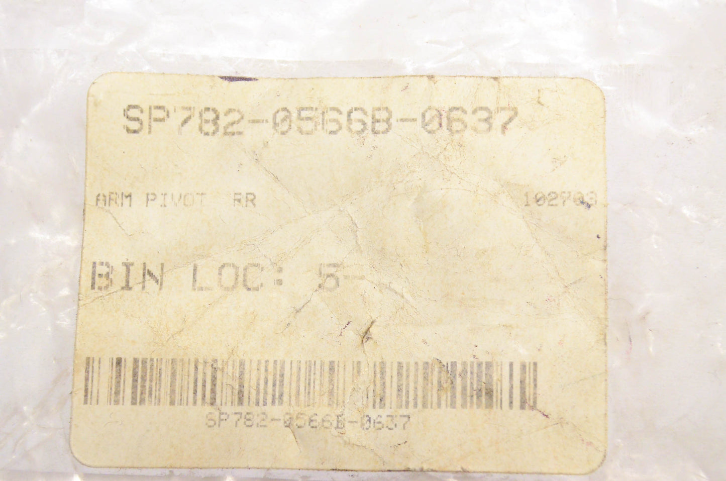 MTD 782-0566B Pivot Arm Right Rear NOS