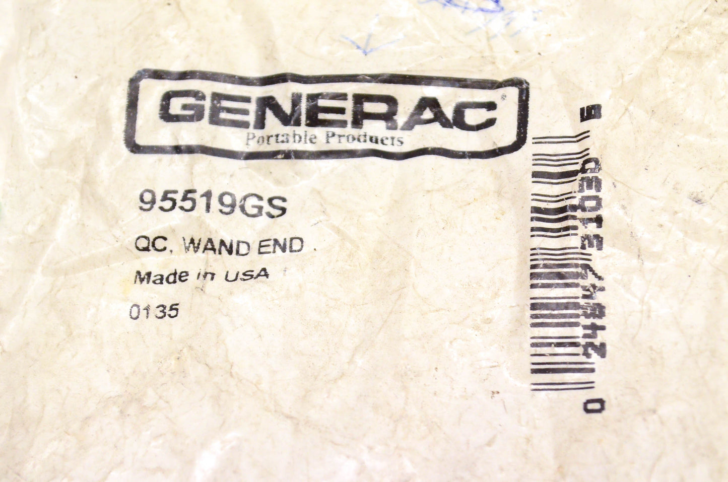 Generac 95519GS QC Wand End NOS