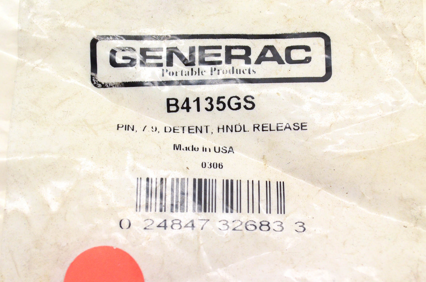 Generac B4135GS Pin NOS
