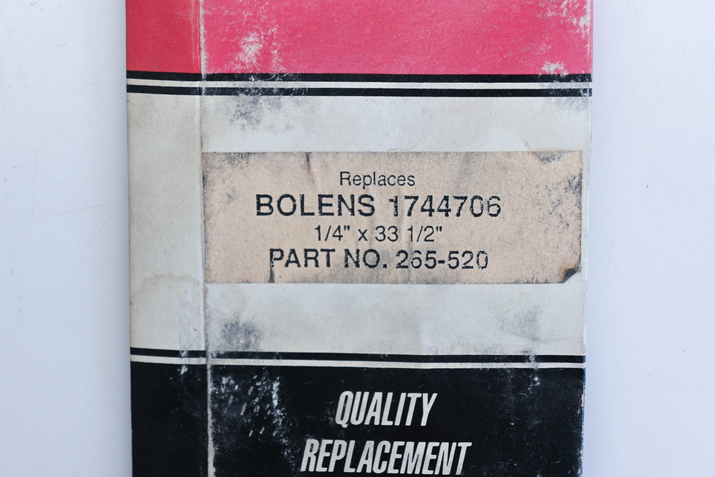 Aftermarket 265-520, 1744706 Drive Belt NOS