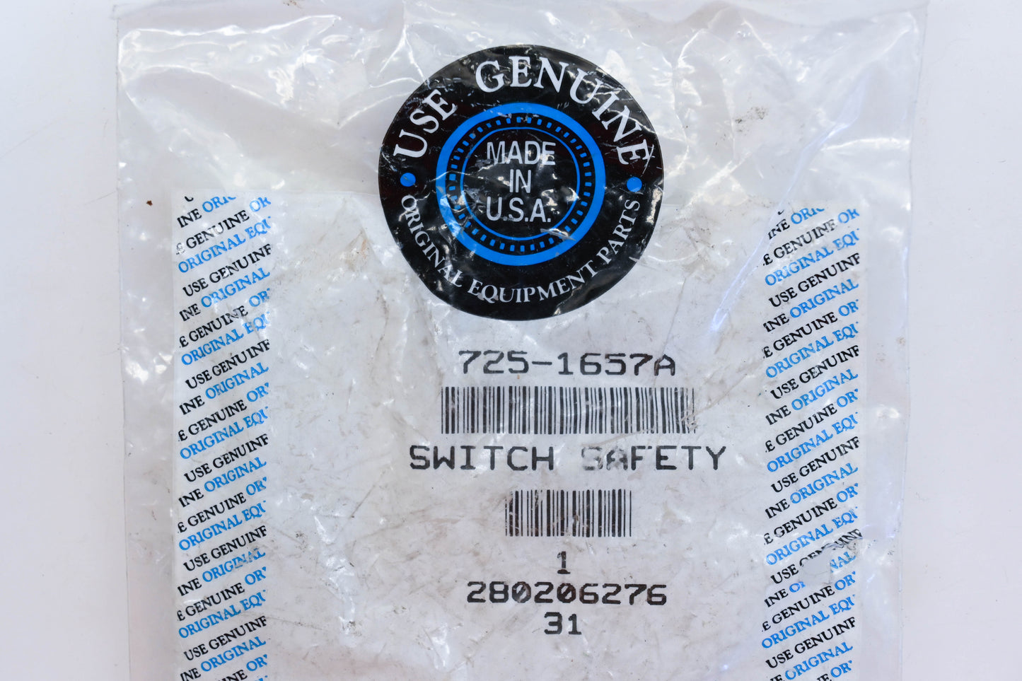 MTD 725-1657A, 280206276 Safety Switch Assembly NOS