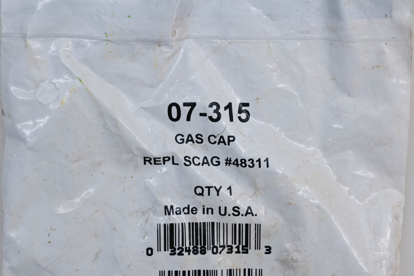 Oregon 07-315, 48311 Scag Gas Cap NOS