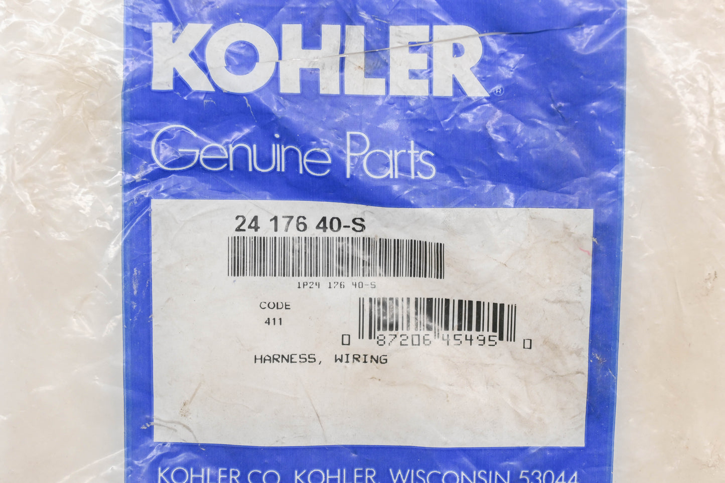 Kohler 24 176 40-S, 2417640-S Wiring Harness NOS
