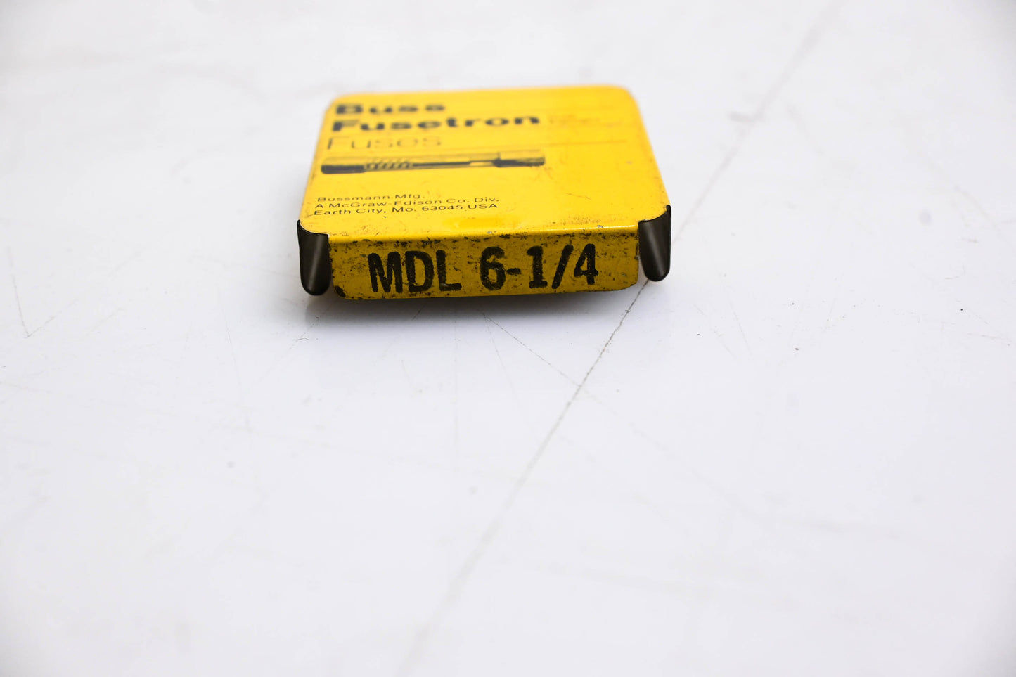 Eaton MDL-6-1/4 Bussmann Fusetron Glass Tube Fuses Qty 5 NOS