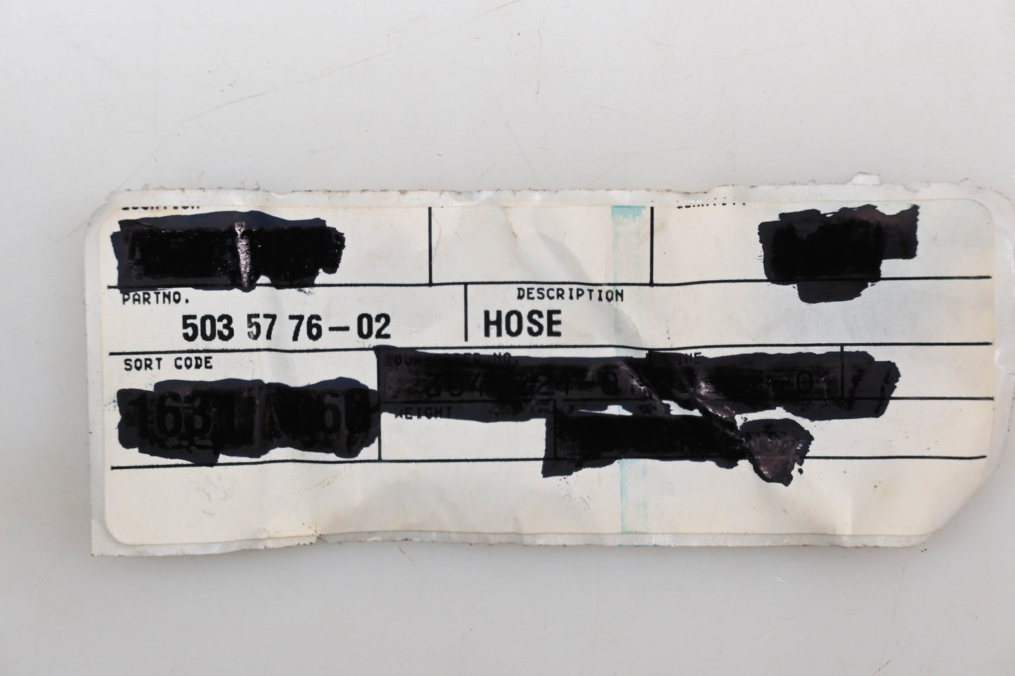 New OEM Husqvarna 503 57 76-02, 5035776-02, 503577602 12" Fuel Line NOS