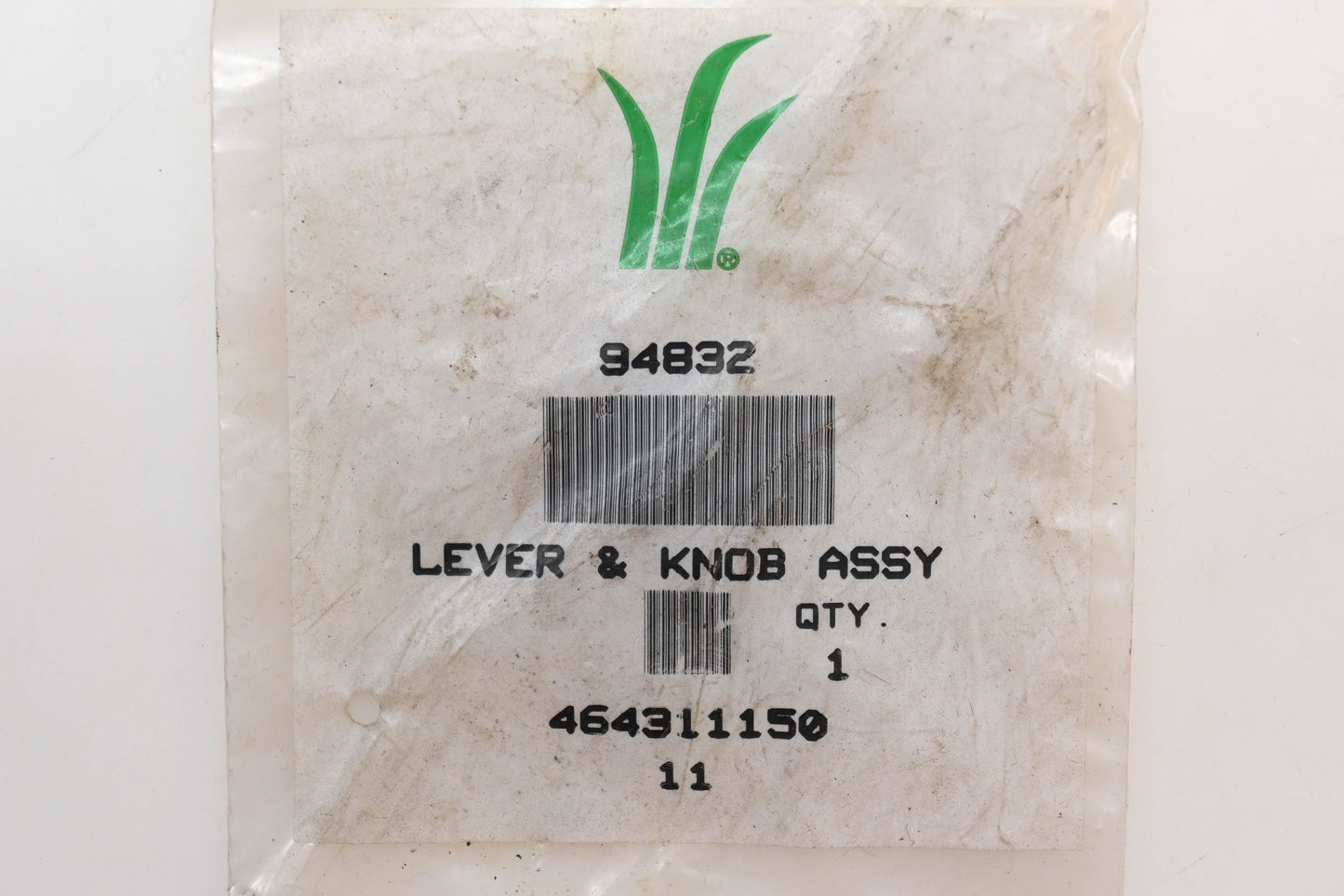 MTD 94832 Lever & Knob Assembly NOS