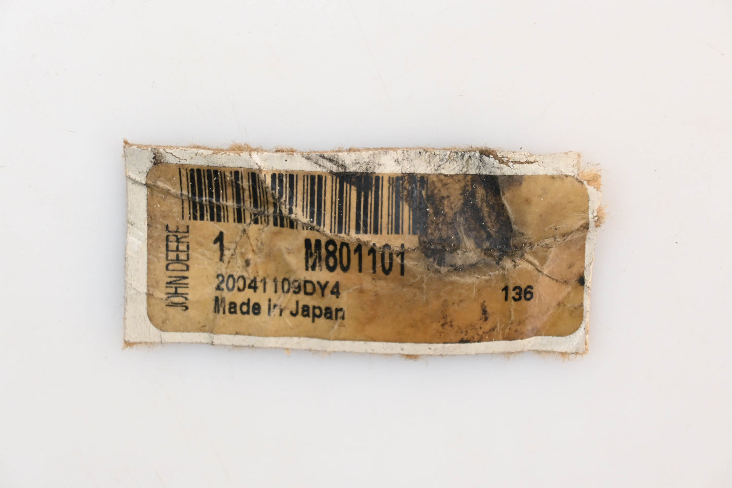 New OEM John Deere M801101 Fuel Filter NOS