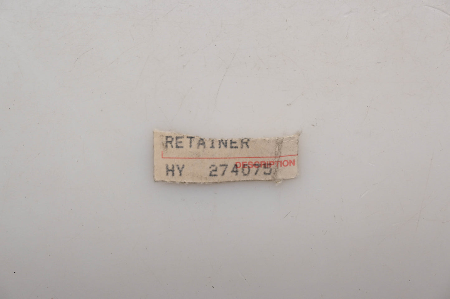 Aftermarket 274075, HY274075 Spring Retainer NOS