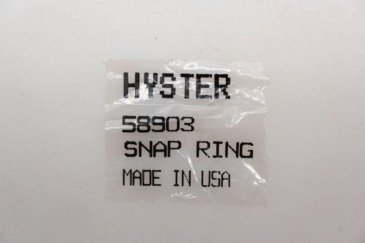 Hyster 58903 Snap Ring NOS