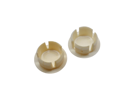 Aftermarket 33-01001 White Plastic Hole Plug Qty 2 NOS
