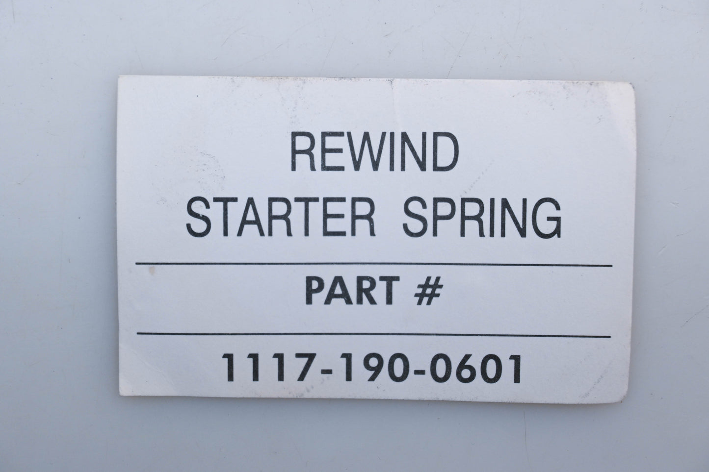 Aftermarket 1117-190-0601 Starter Rewind Spring NOS