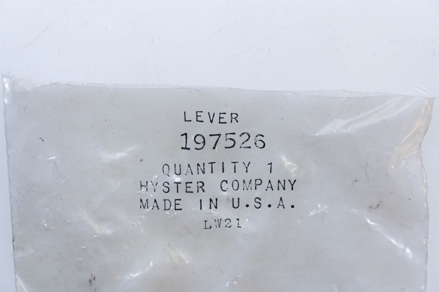 Hyster 197526 Left Brake Lever Adjuster NOS