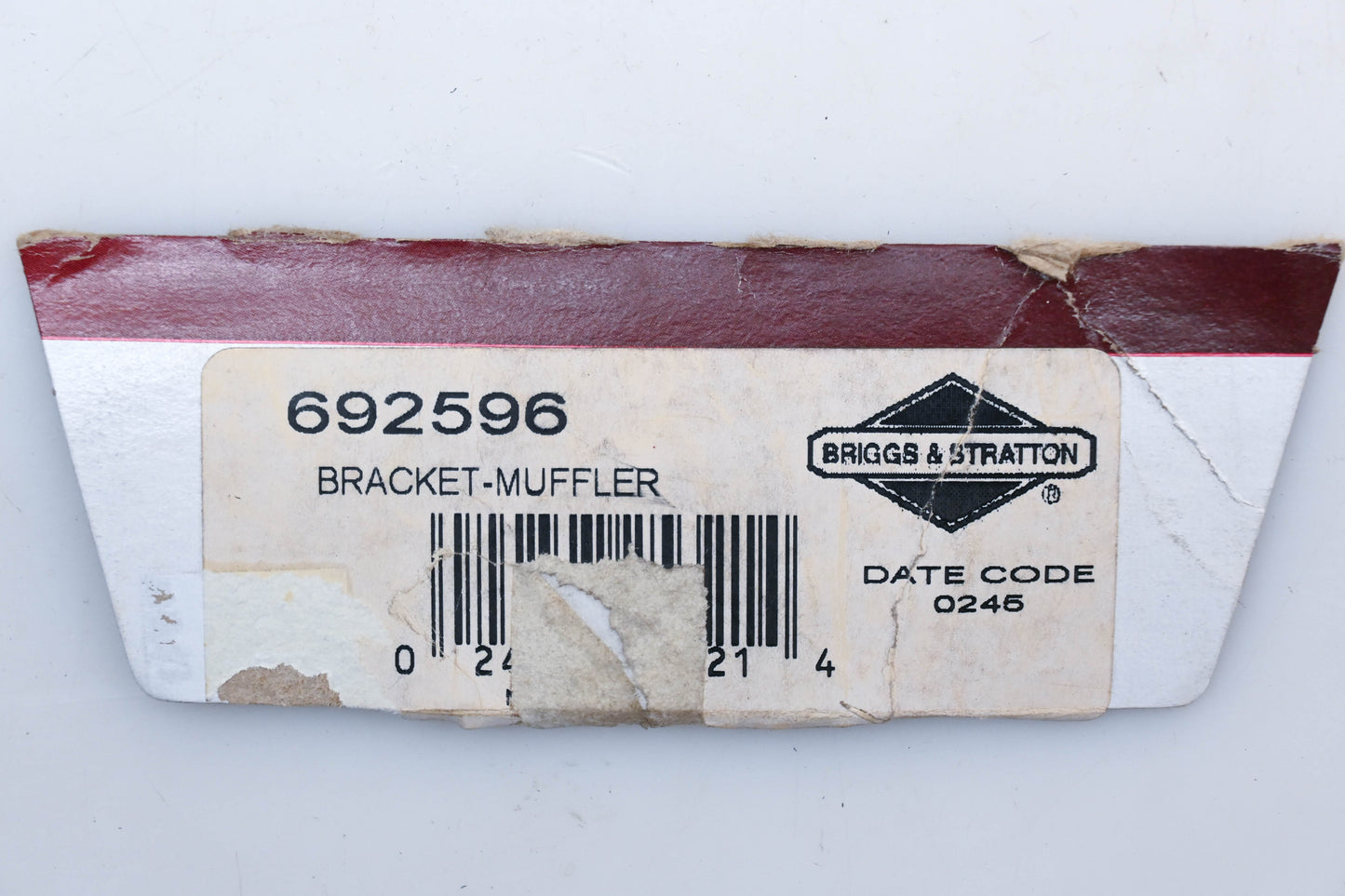 New OEM Briggs & Stratton 692596 Muffler Bracket NOS