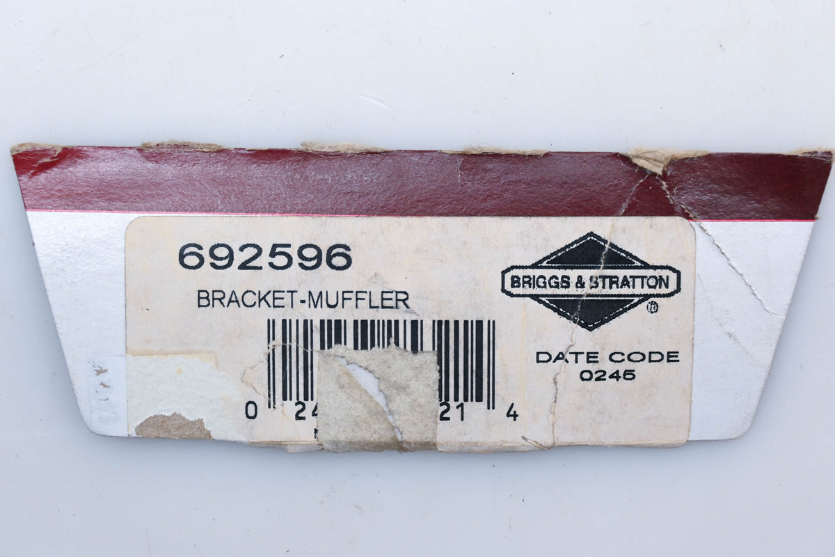 New OEM Briggs & Stratton 692596 Muffler Bracket NOS