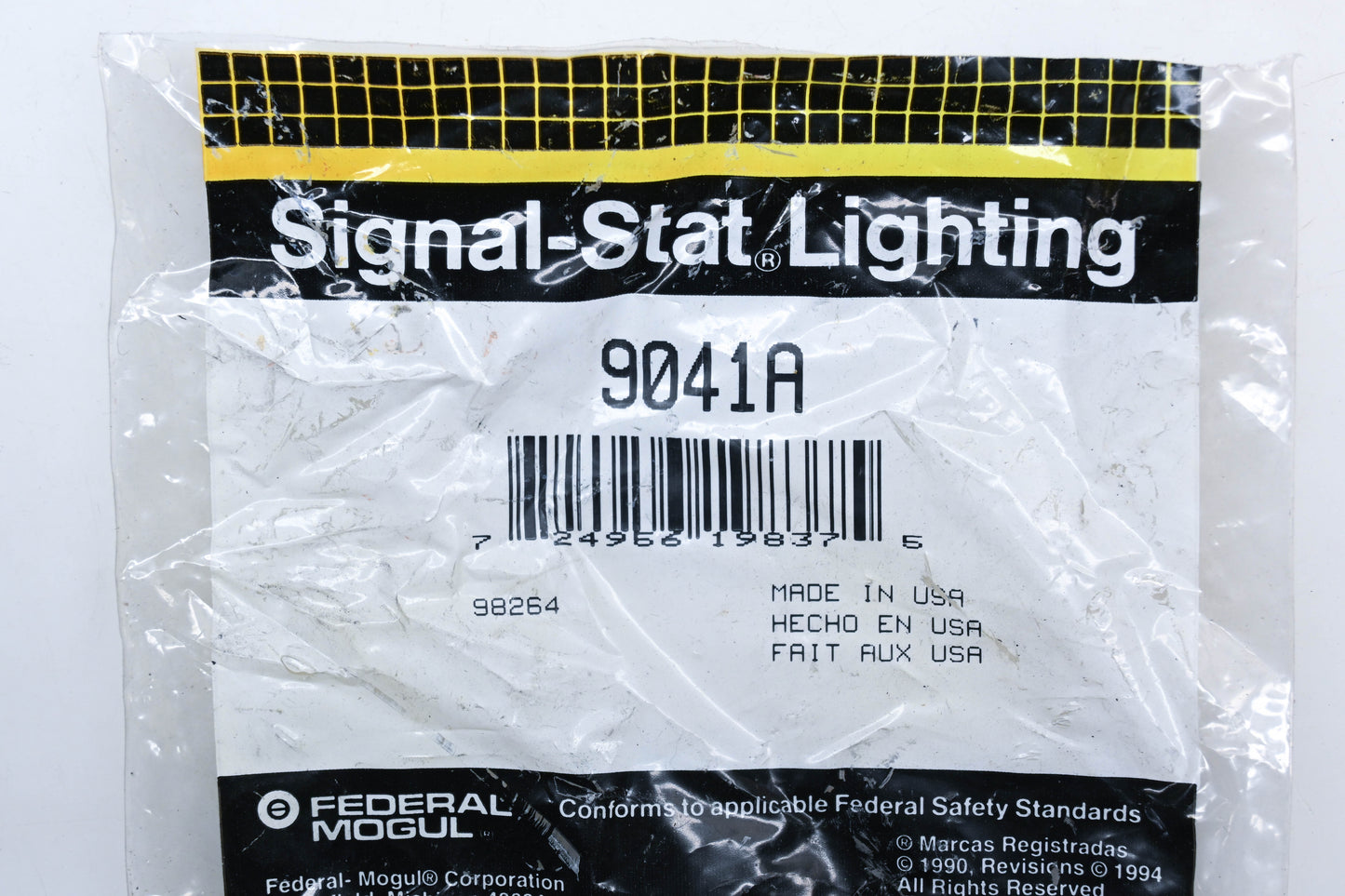 Signal-Stat 9041A, 77-690 Amber Lens NOS