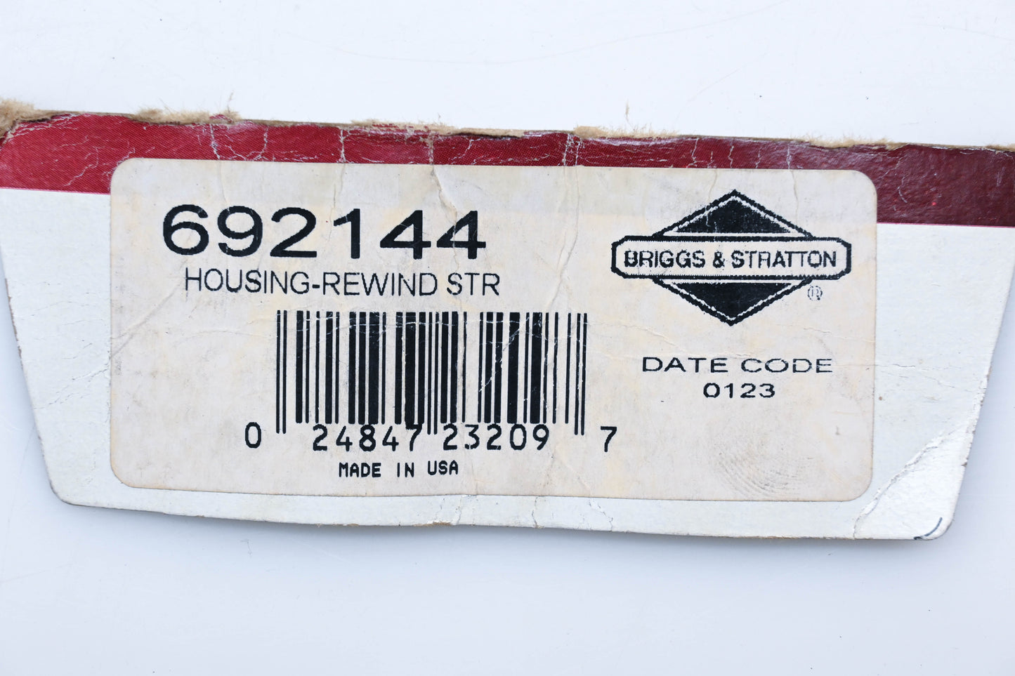 New OEM Briggs & Stratton 692144 Starter Rewind Housing NOS