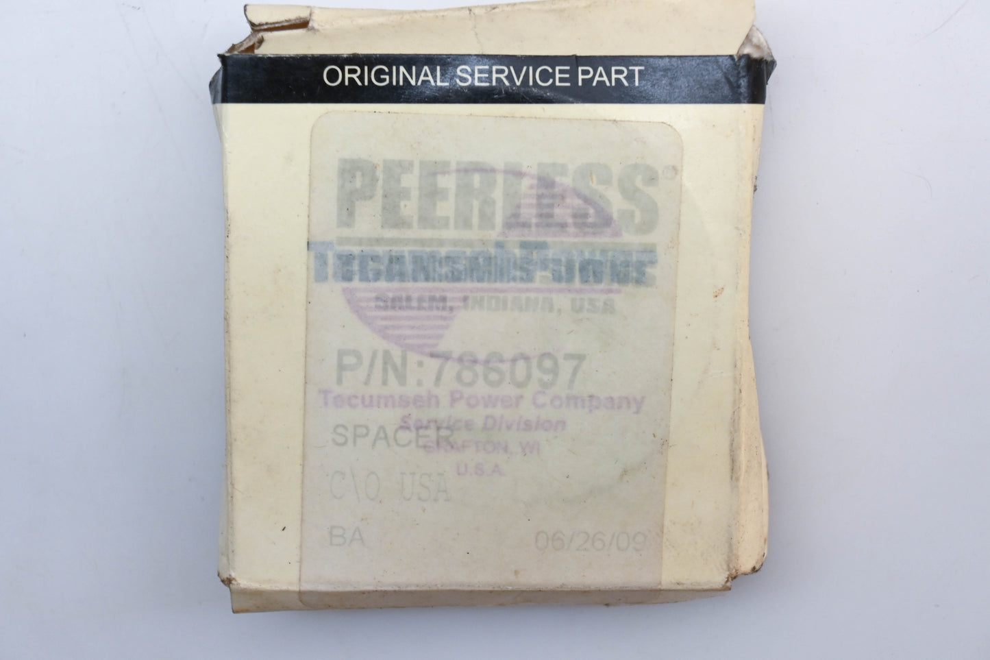 New OEM Tecumseh 786097 Peerless Transmission Spacer NOS