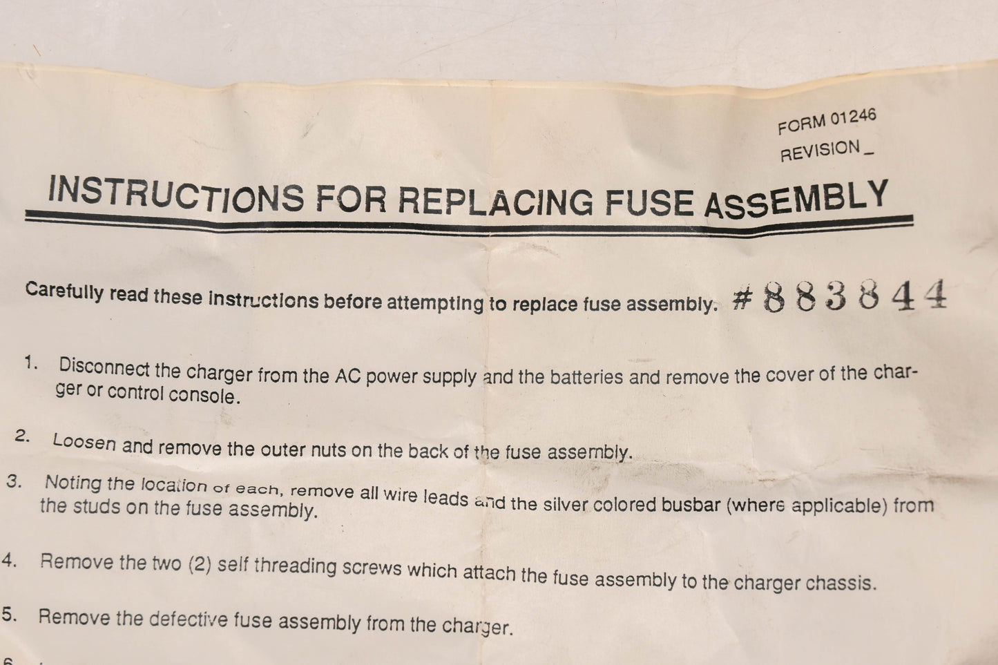 Aftermarket 883844 25 Amp Fuse Repair Kit NOS