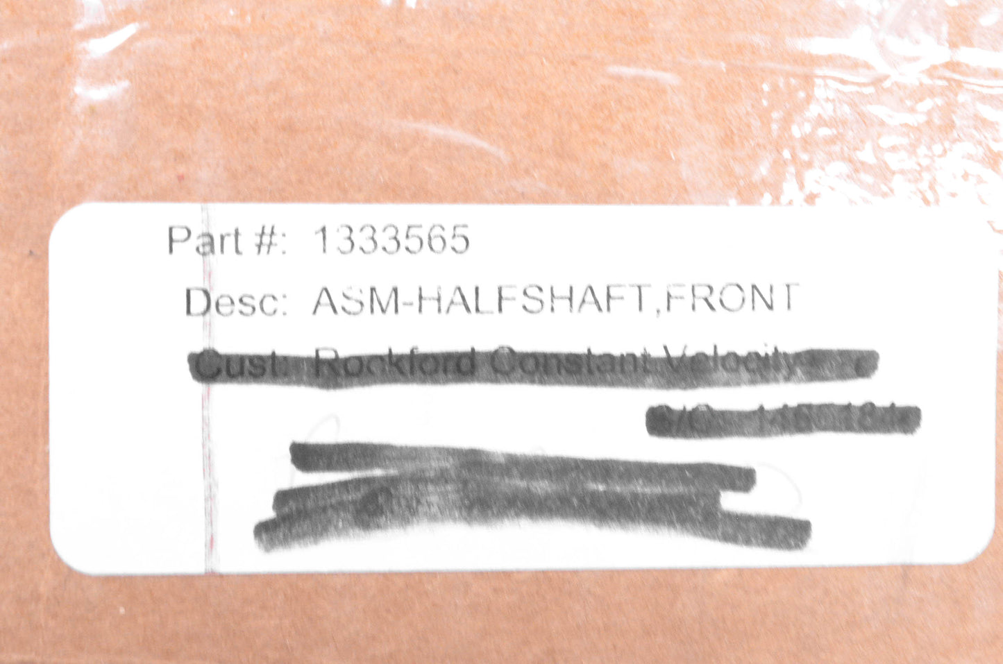 New OEM Polaris 1333565 Half Shaft NOS