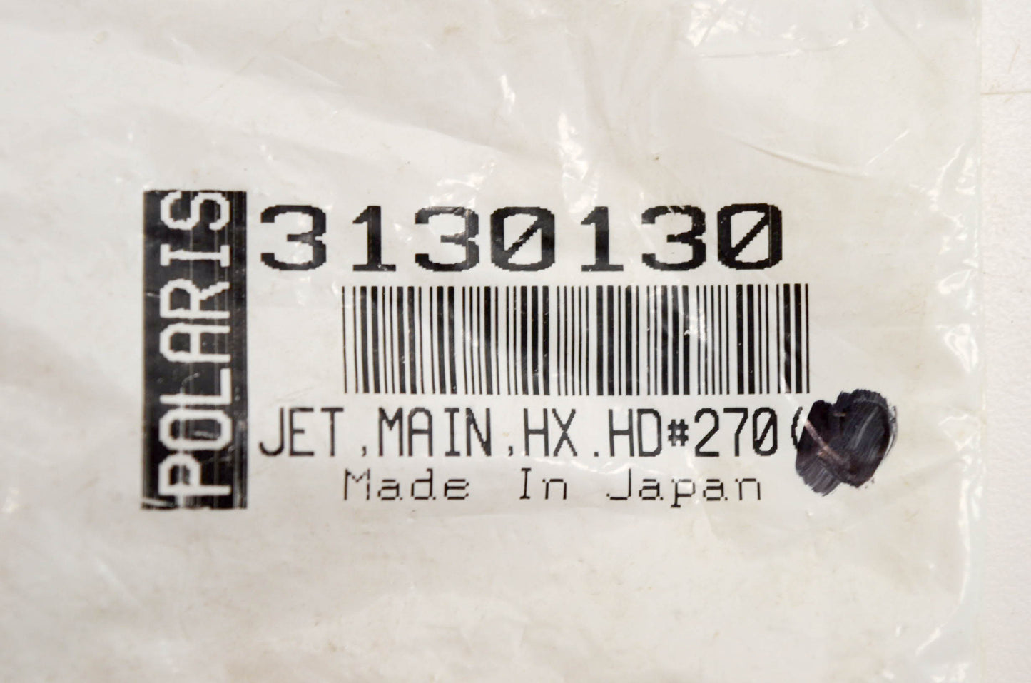 New OEM Polaris 3130130 Jet Main Hex HD #270 NOS