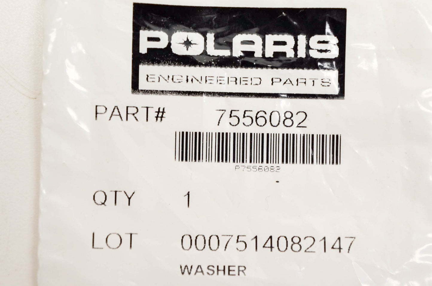 New OEM Polaris 7556082 Washer NOS