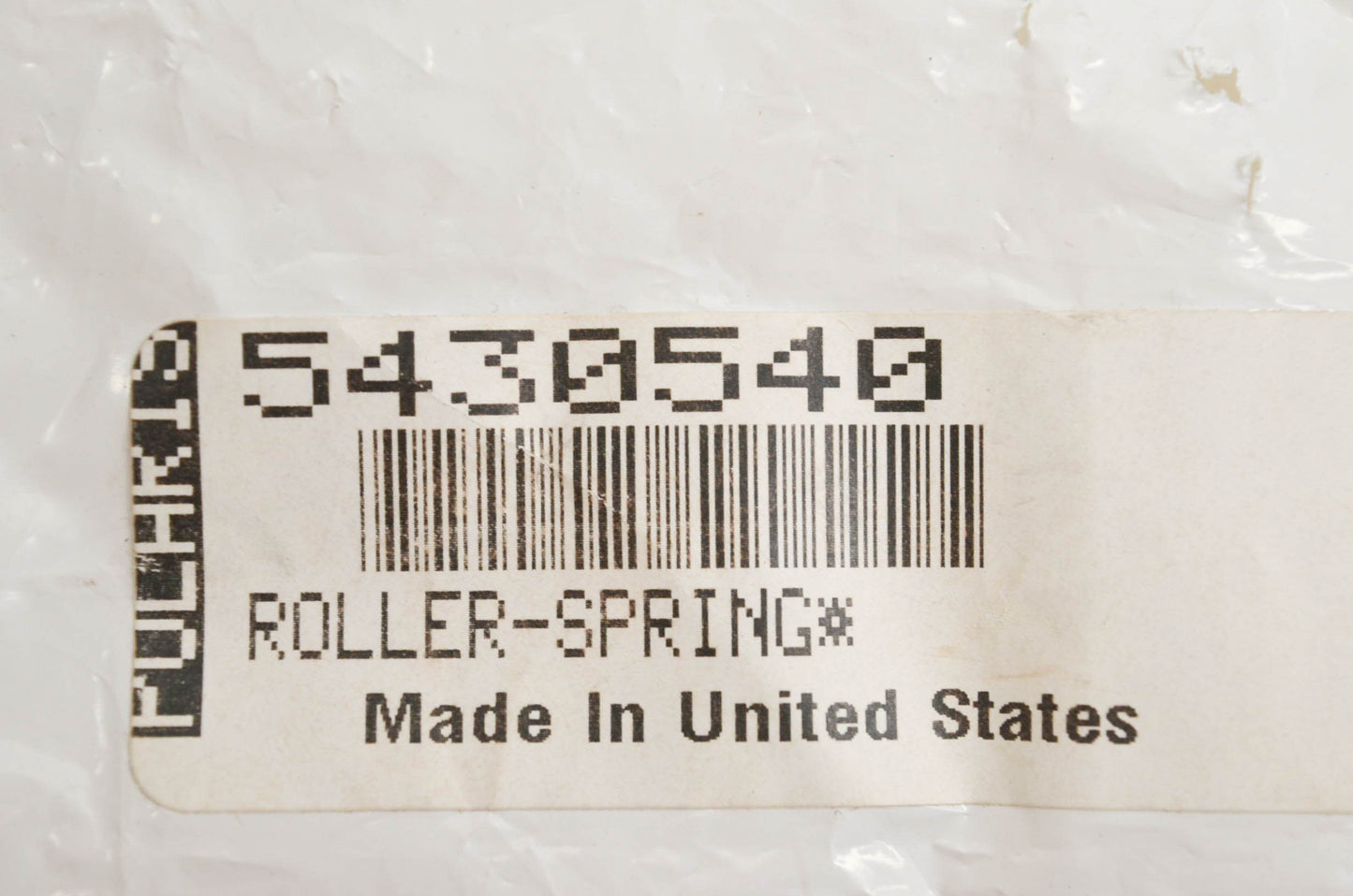 New OEM Polaris 5430540 Roller Spring NOS